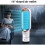 (Silver) 65CM Bladeless Fan AirFlow Cooling Fan Office Home 2