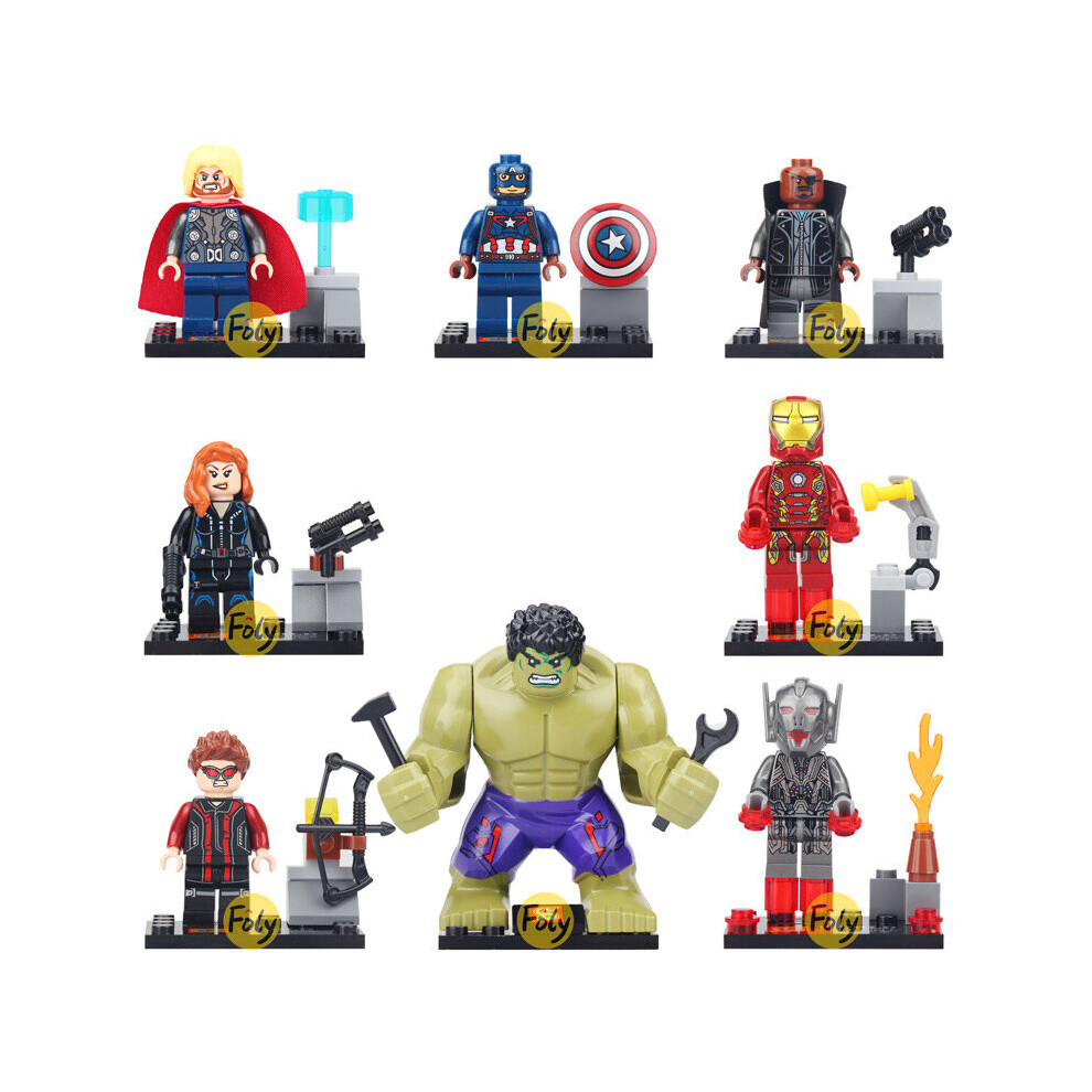 Marvel Avengers Super Heroes Mini Figures Dc Set Fit Lego