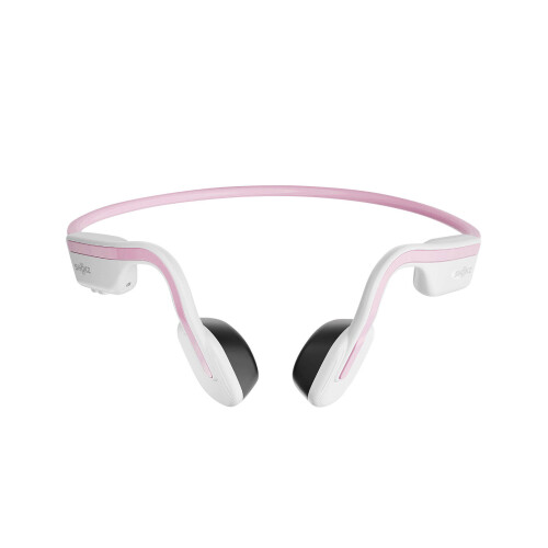 Shokz Ακουστικά Bluetooth 5.1 Bone Conduction Double Micro IP55 Shokz OpenMove ροζ