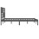 VidaXL (grey, 200 x 200 cm) vidaXL Bed Frame Bed Base Bedstead Bedroom Mattress Foundation Solid Wood Pine 5