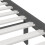 VidaXL (grey, 200 x 200 cm) vidaXL Bed Frame Bed Base Bedstead Bedroom Mattress Foundation Solid Wood Pine 6