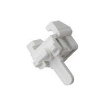 Swish Curtain Track System Connectors, White, 4 Pack