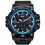(Grey) Waterproof Sport Dual Display Watch 9