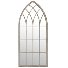 (sand, 70 x 30 cm) vidaXL Mirror Iron for Indoor Use Hanging Mirror Black/Sand 100x45/70x30 cm