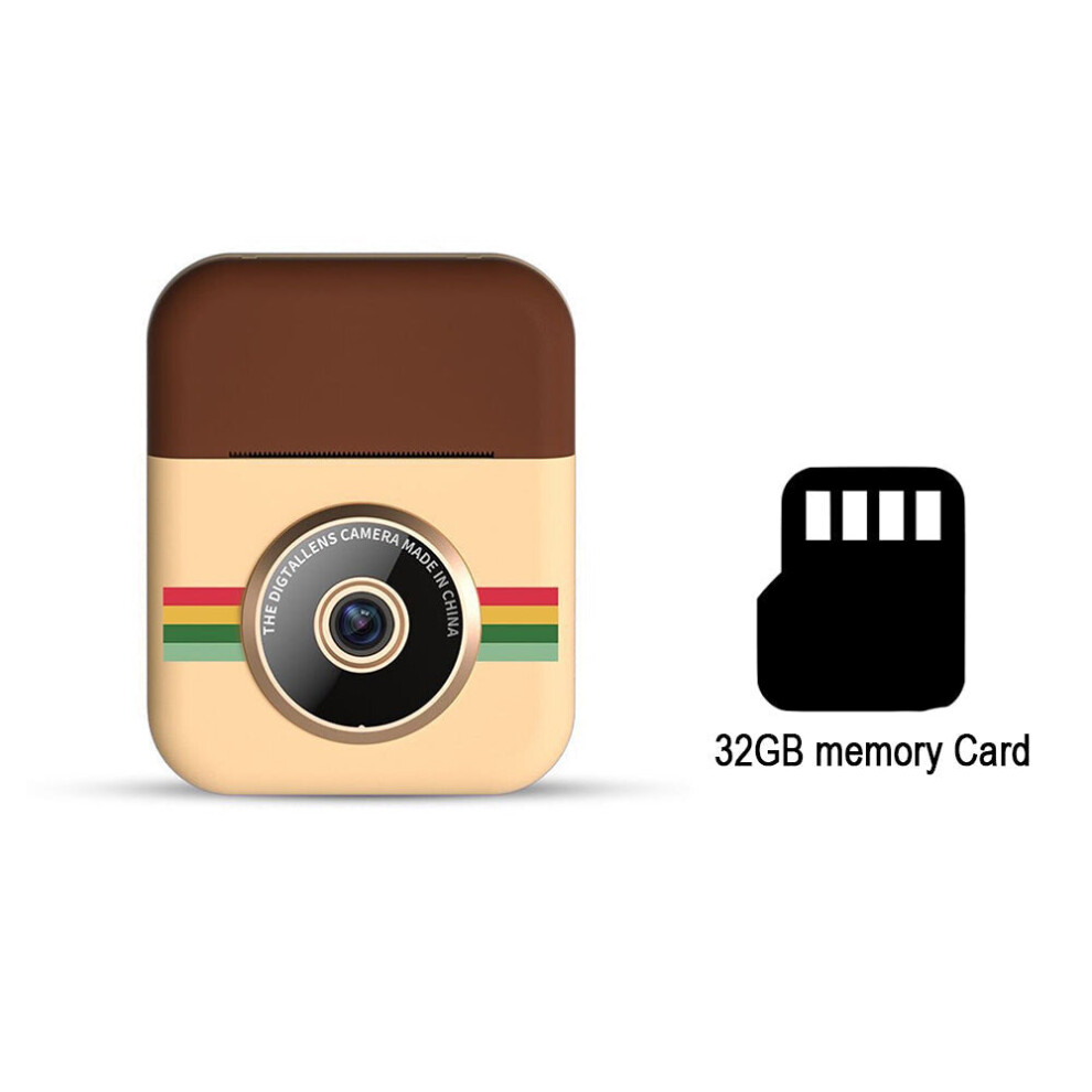 (Camera & 32GB Memory Card) Polaroid Thermal Printing Children's Camera