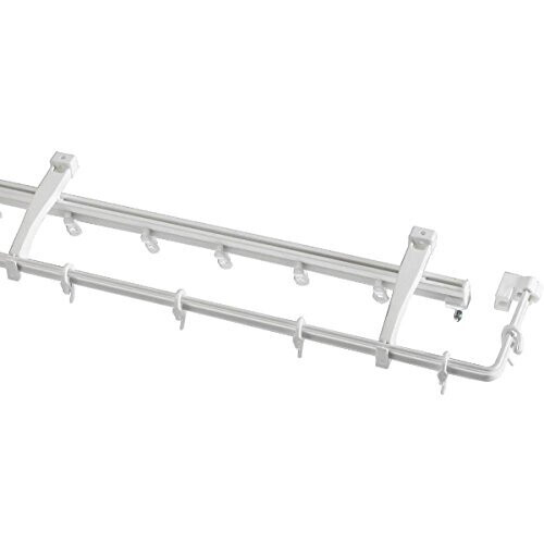 Swish Twinglyde/Nylonglyde Curtain Track Gliders, White, 10 Pack