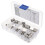 60PCS/set M3-M12 Thread Insert Set Stainless Steel Screw Thread Repair Insert Kit Wire Screw Sleeve Set 4