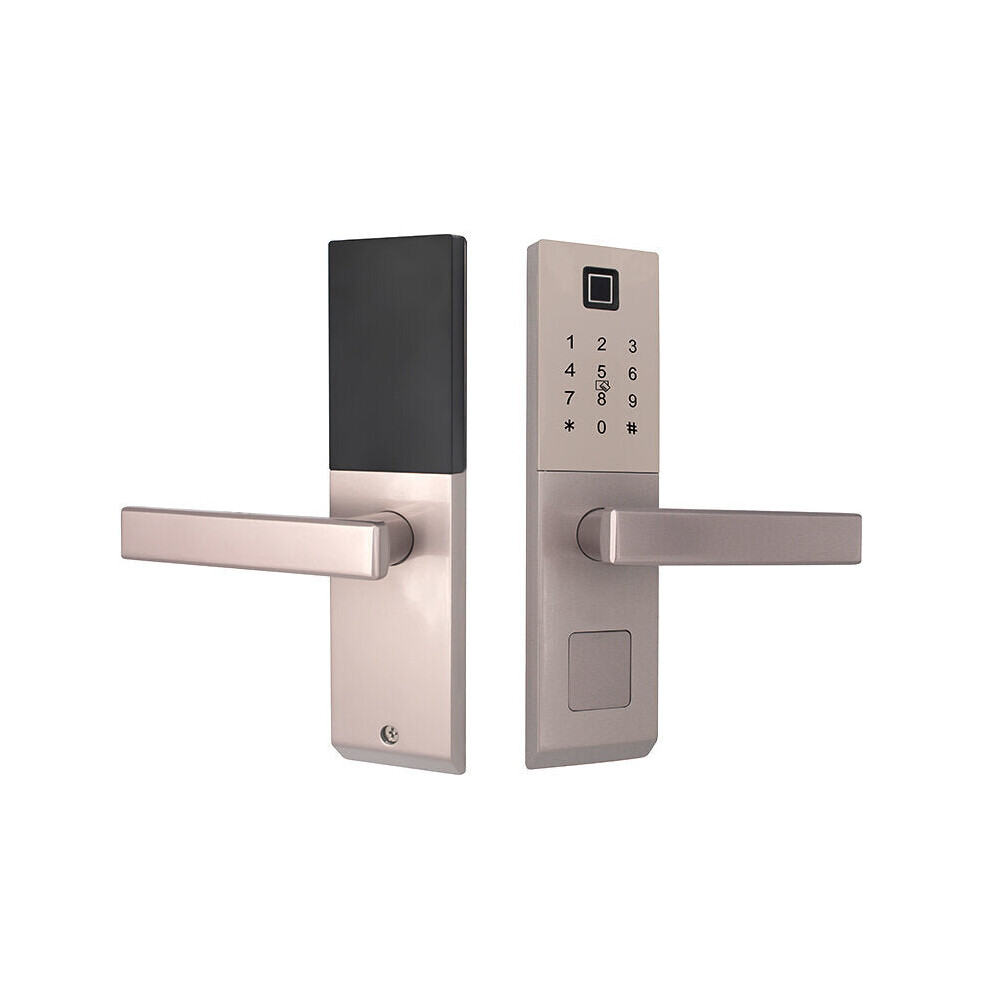 Smart Fingerprint Door Lock With Keypads Electronic Intelligent Security Lock Household Bedroom Anti-theft Door Password Card Key Lock