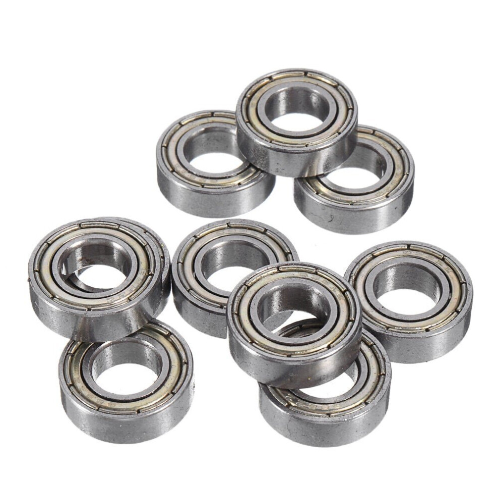 80Pcs 16mmx8mmx5mm Steel Shielded Deep Groove Ball Bearing