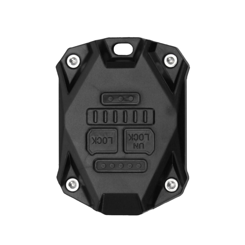 (Black) Plastic Key Remote Fob Cover Shell Keypads & Uncut Spare Blade Car Case Replacement For Jeep Wrangler Jk 2007-2018 Black 3654659274403