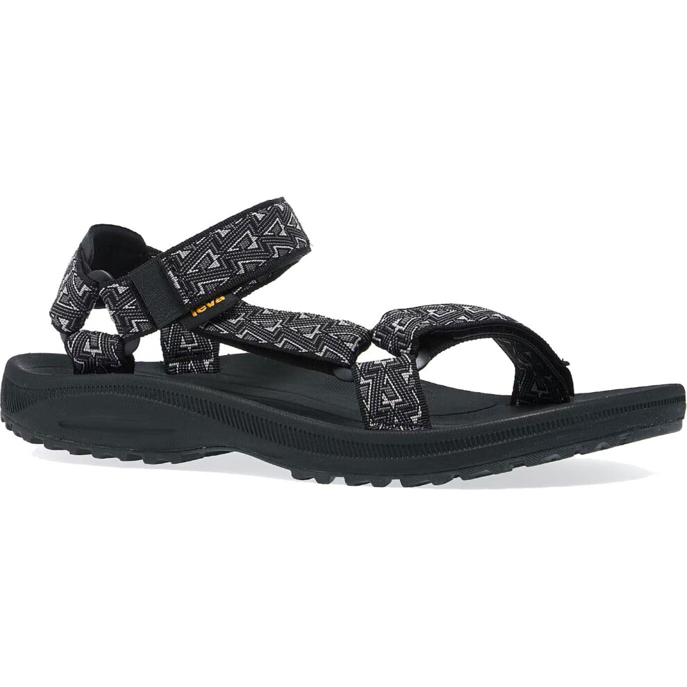 Teva (Bamboo Black, Uk 11) Winsted Mens Green Vegan Adjustable Walking Sandals