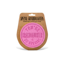 Personalised Granddaughter Citrus Fizz Scented Bath Bomb Relaxing Treat Gift For Her