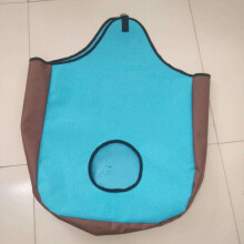 (Blue) 600D Oxford Cloth Horse Hay Bag Feeder Net With Cut Out Hole Reduce Wastage Farm Supplies