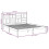 VidaXL (white, 200 x 200 cm) vidaXL Solid Wood Bed Frame Home Wooden Bedstead Bed Base Multi Colours/Sizes 6