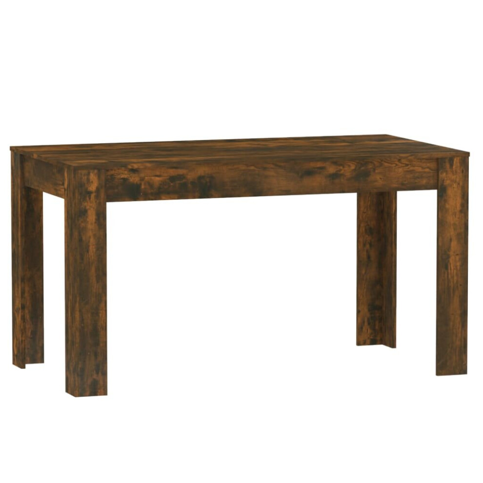 (smoked oak) vidaXL Dining Table Kitchen Dinner Table Dining Room Table Engineered Wood