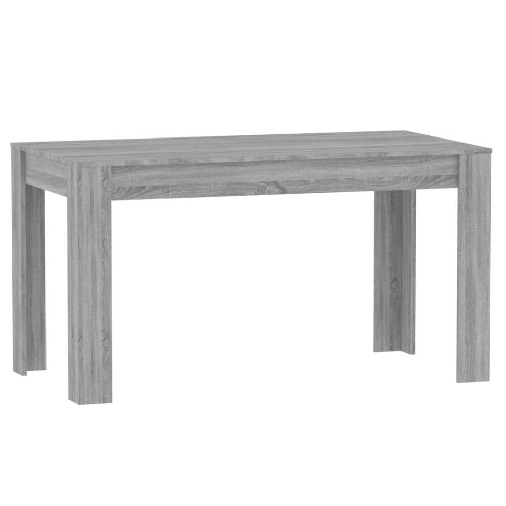 (grey sonoma) vidaXL Dining Table Engineered Wood Kitchen Dining Room Table Multi Colours