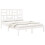 VidaXL (white, 160 x 200 cm) vidaXL Solid Wood Bed Frame Home Wooden Bedstead Bed Base Multi Colours/Sizes 3