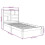 VidaXL (white, 100 x 200 cm) vidaXL Solid Wood Bed Frame Home Wooden Bedstead Bed Base Multi Colours/Sizes 4