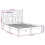 VidaXL (white, 160 x 200 cm) vidaXL Solid Wood Bed Frame Home Wooden Bedstead Bed Base Multi Colours/Sizes 4