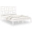 VidaXL (white, 160 x 200 cm) vidaXL Solid Wood Bed Frame Home Wooden Bedstead Bed Base Multi Colours/Sizes 2