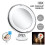Portable 10x Magnifying Makeup Vanity Mirror with LED Light 7