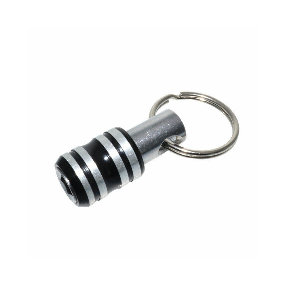 (Black) Stainless Steel Socket Extension Rod Hand Tool Combination 1/4 Batch Head Quick Change Sleeve Keychain Extension Rod Hardware