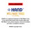 HAND A Small Rounded Rectangular Plastic Embroidery Hoop - 11 x 7 cm 3
