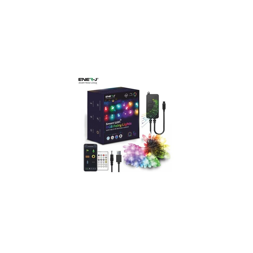 New Ener-J 5M Smart Wi-Fi Rgb Fairy Lights