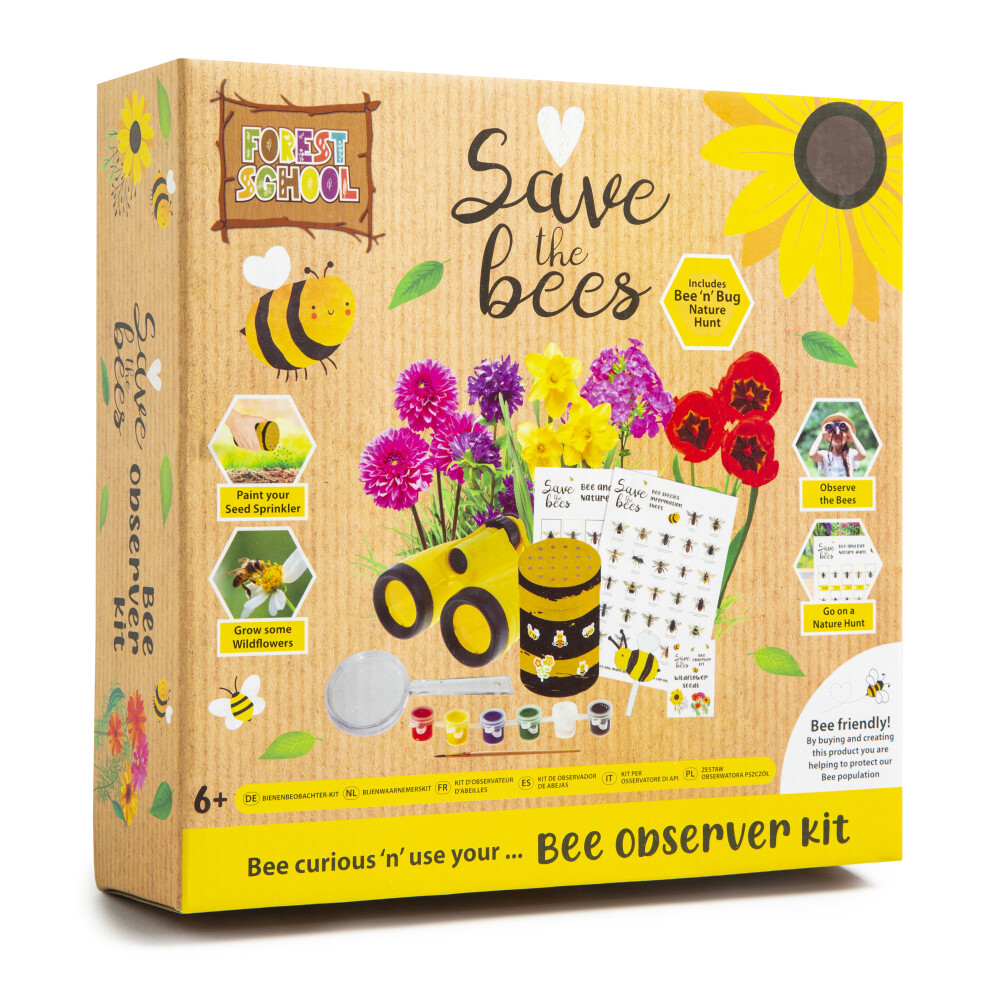 Save the Bees Bee Observer Insect Observation Toy Kids Nature Wildlife Kit Game