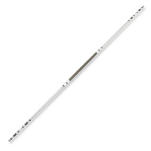 PLAYWELL CHROME COMPETITION SILVER/BLACK ULTRA LIGHT BO STAFF - 72 INCHES