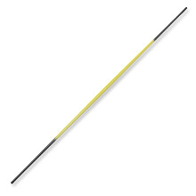 (Black/Yellow) GRAPHITE BO STAFF: TOOTHPICK 2 SECTIONAL 6FT 72"