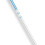 PLAYWELL CHROME COMPETITION SILVER/BLUE ULTRA LIGHT BO STAFF - 72" 2