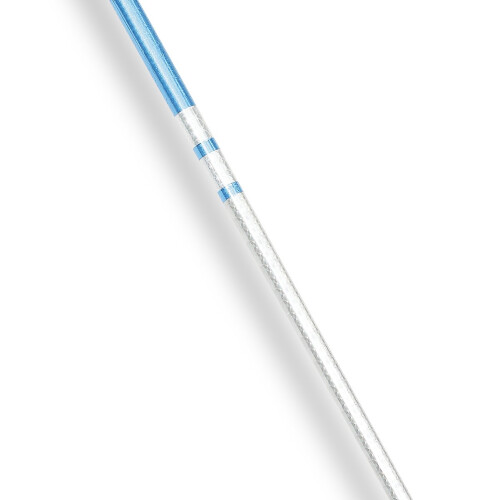 PLAYWELL CHROME COMPETITION SILVER/BLUE ULTRA LIGHT BO STAFF - 72" 1