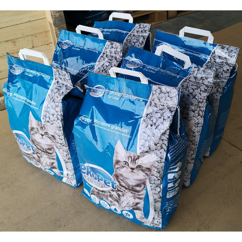 EkoPet Cat Litter 20 Litre, 6 Pack