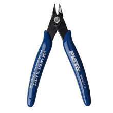 nuosen Wire Cutter, Craft Wire Precision Electrical Cable Cutter Cutting Plier Side Snips Flush Cutter Diagonal Pliers Cutting Pliers Tool for Co