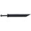 PLAYWELL BLACK POLYPROPYLENE OVERLOAD SWORD 1