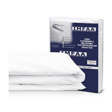 IMFAA 100% Waterproof Mattress Protector - Extra Deep 40 Cm Stretch Skirt – Single (90x190) Cm Terry Towel Mattress Topper – Anti Allergy and