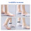 7cm Invisible Height Lift Heel Pads Sock Liners Increase Insole 8