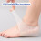 7cm Invisible Height Lift Heel Pads Sock Liners Increase Insole 7