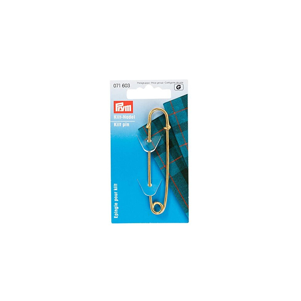 Prym Kilt Pin Brass 76 Mm Col Lacquered Gold