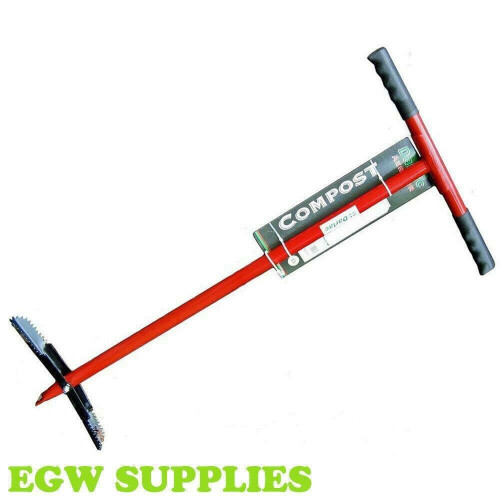 GARDEN COMPOST AERATOR COMPOSTING TURNER HAND TOOL DARLAC DP788