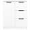 VidaXL (white, 2) vidaXL 2x Sideboards Engineered Wood Cupboard Console Cabinet Multi Colours 5