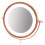 Rio Rose Gold Double Sided Cosmetic LED Mirror 8