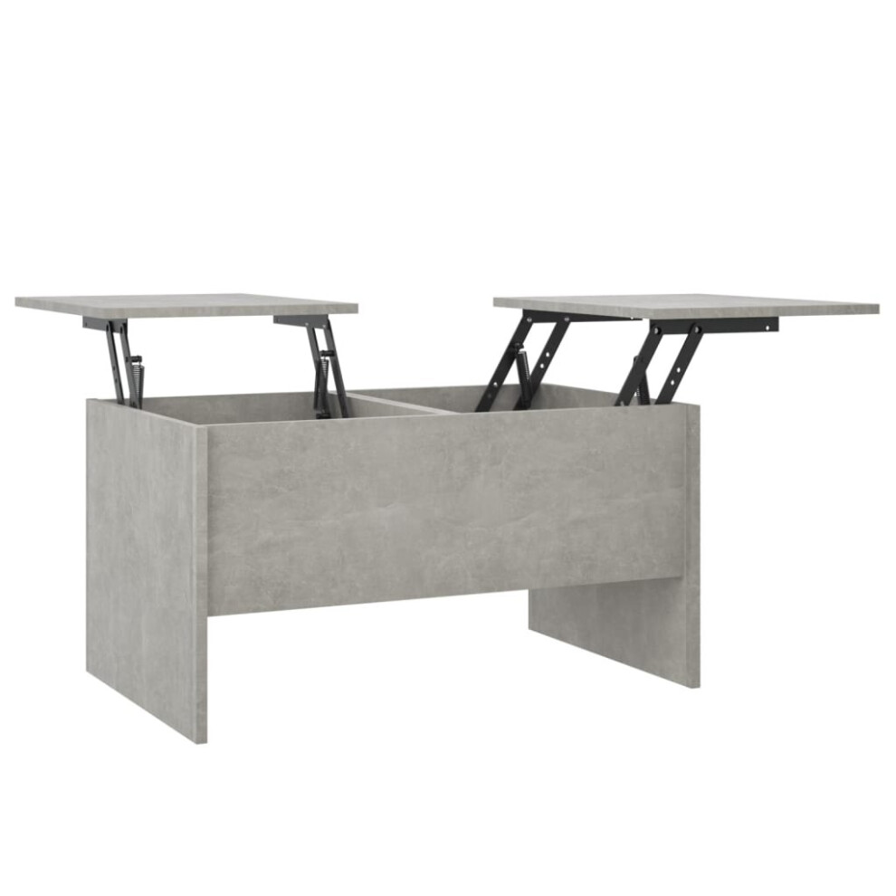 (concrete grey) vidaXL Coffee Table Engineered Wood Couch Centre Accent Table Multi Colours