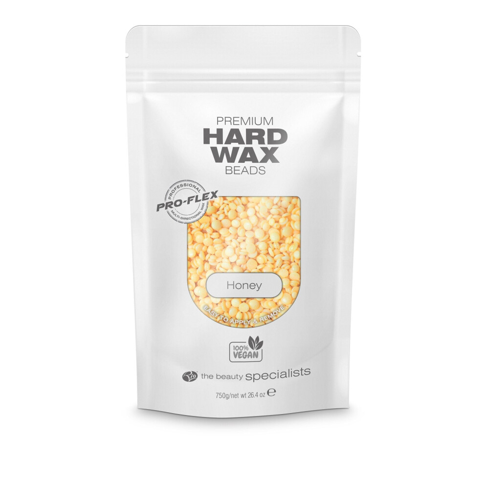 Premium Hard Wax Hair Removal Beads - 100% Vegan - Honey