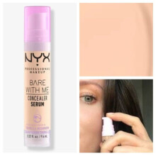 NYX PROFESSIONAL MAKEUP Bare With Me Concealer Serum, Concealer för upp till 24 timmars återfuktning - Fair