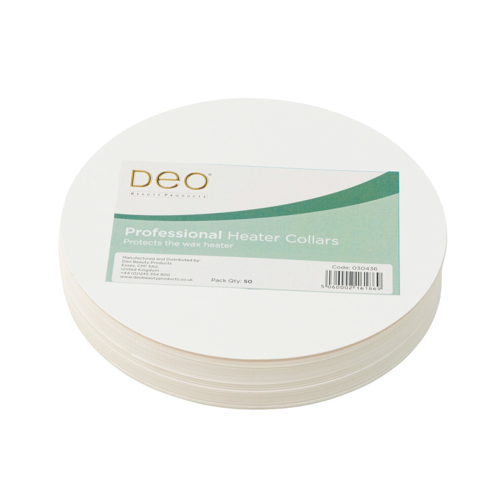 Deo Professional Wax Heater Collars 50 Pack