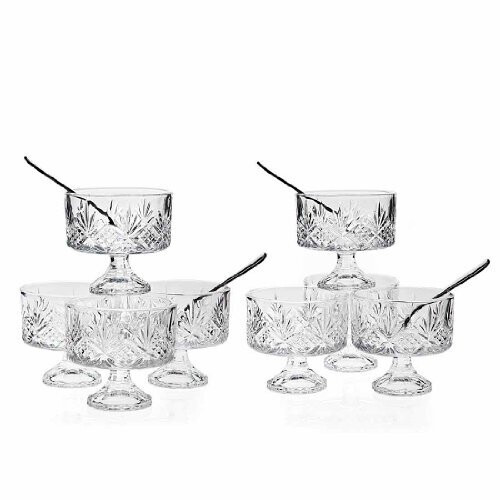 Godinger Γυάλινα Δοχεία Dublin Tasters Trifle, Διαφανή, Σετ 16 Τεμαχίων 1