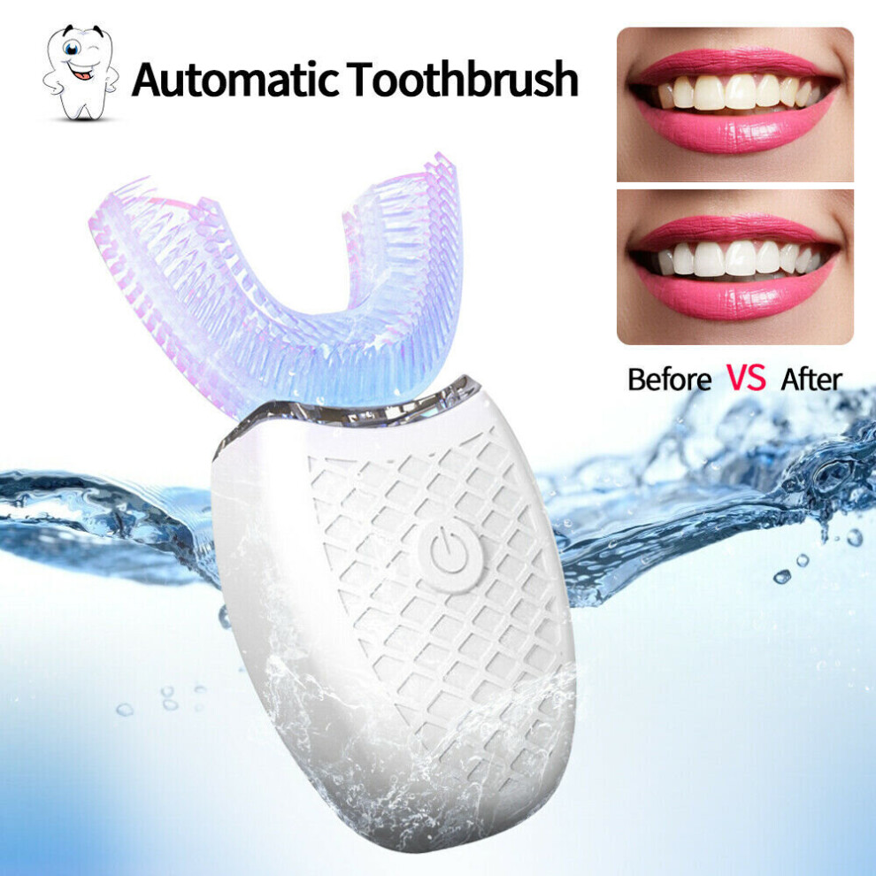 360Â° Ultrasonic Automatic Electric Toothbrush U-Shaped Wireless Brush