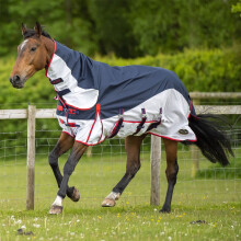 (Navy Blue, 5ft 3) Gallop Equestrian Trojan Fly Turnout Combo